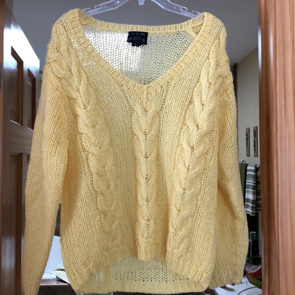 Yellow sweater